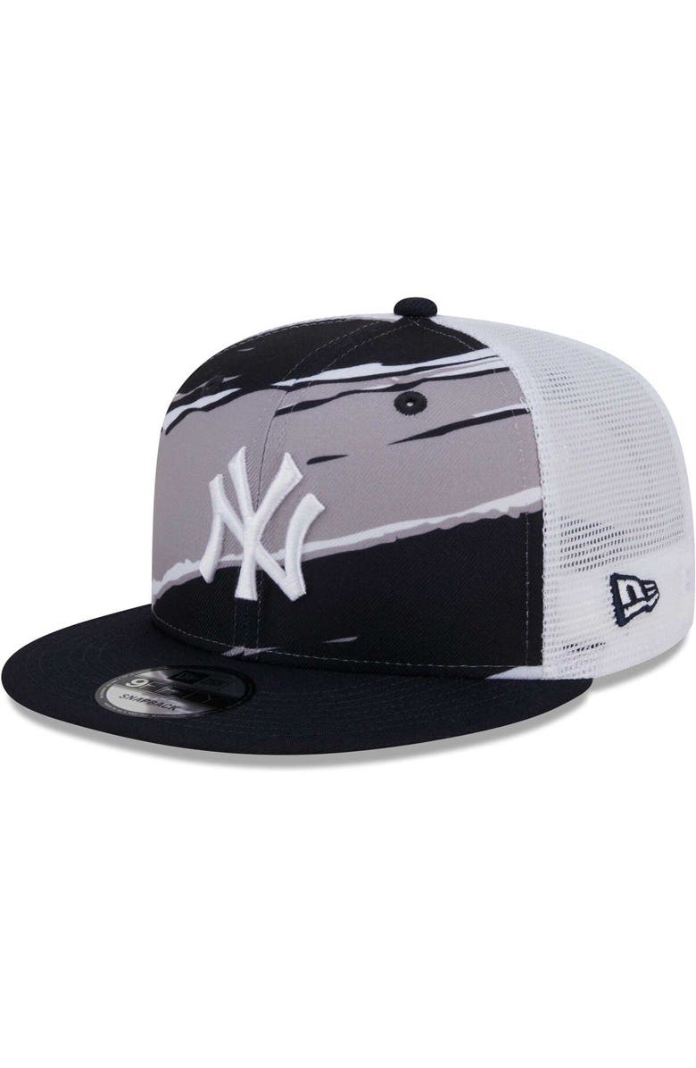 New Era Men's New Era Navy New York Yankees Tear Trucker 9FIFTY Snapback Hat, Main, color, Navy