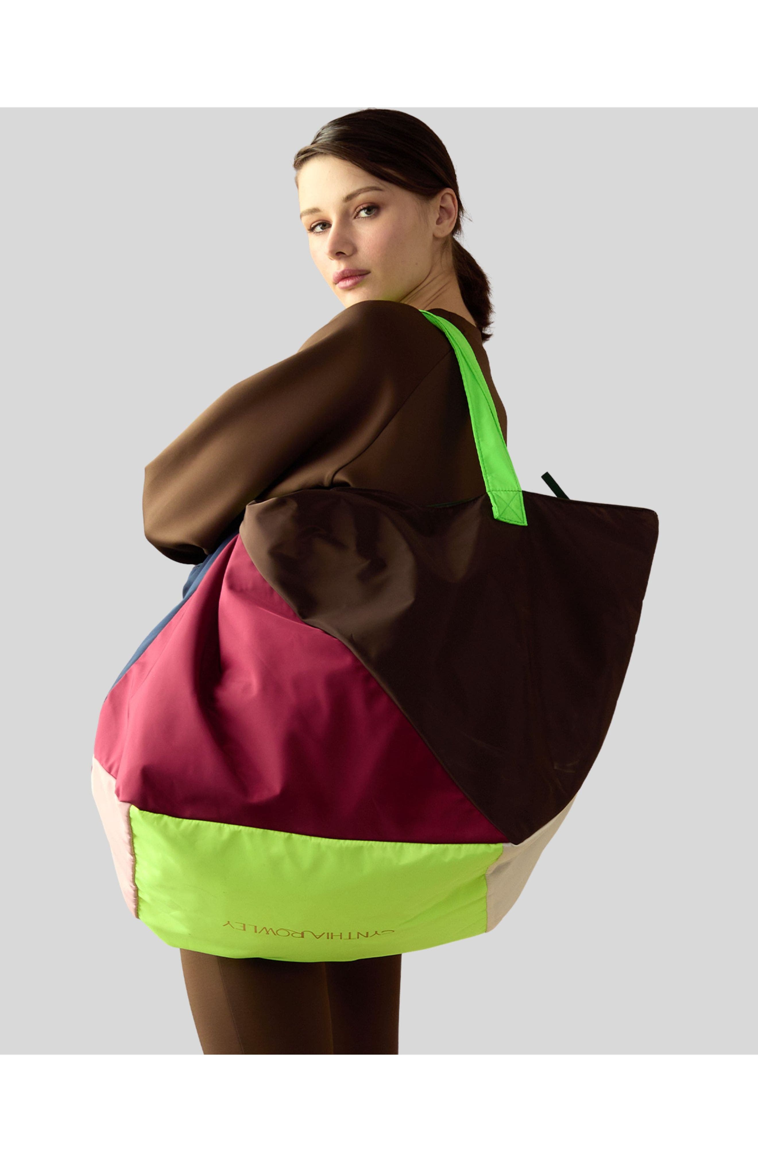 Cynthia Rowley Oversized Carryall Nylon Tote, Main, color, 