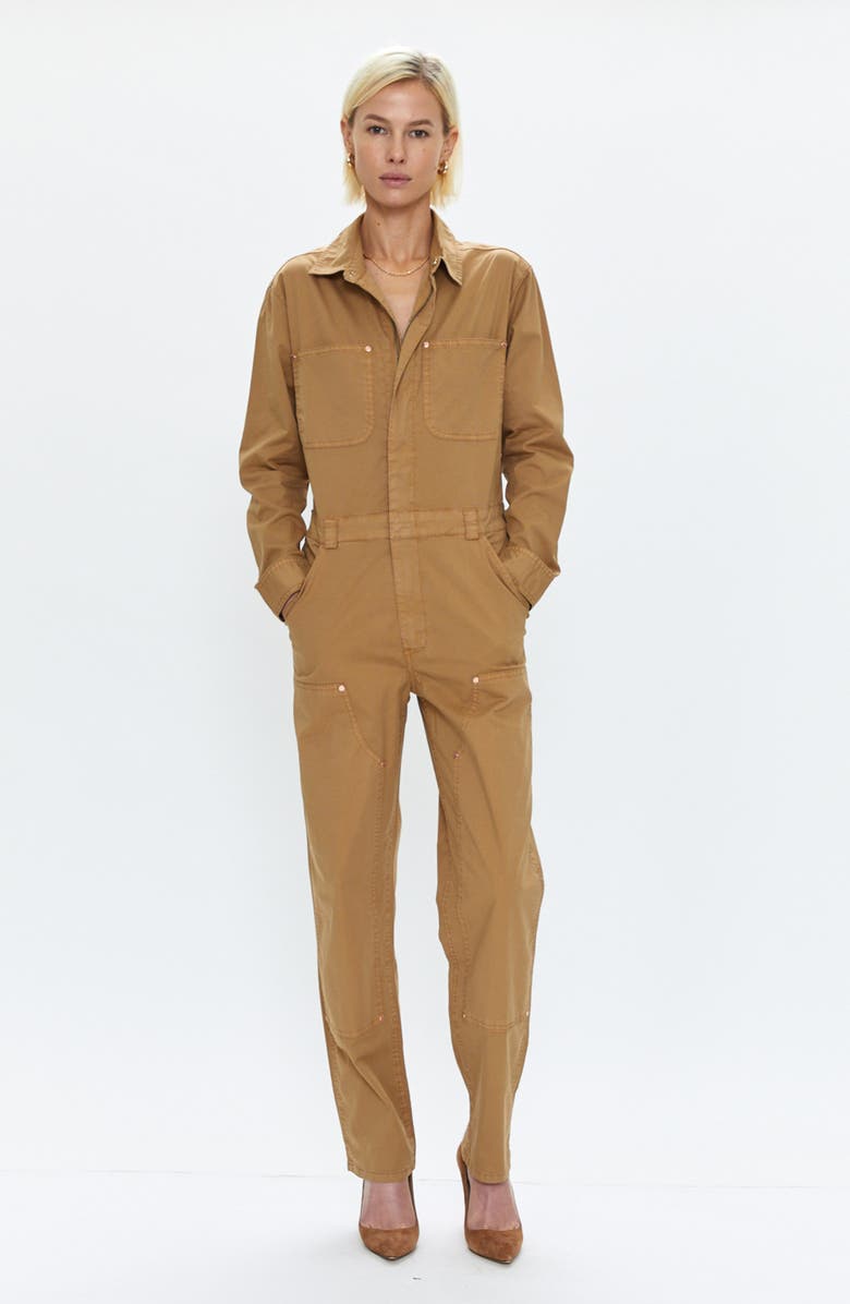 Pistola Abigail Twill Workwear Jumpsuit, Alternate, color,