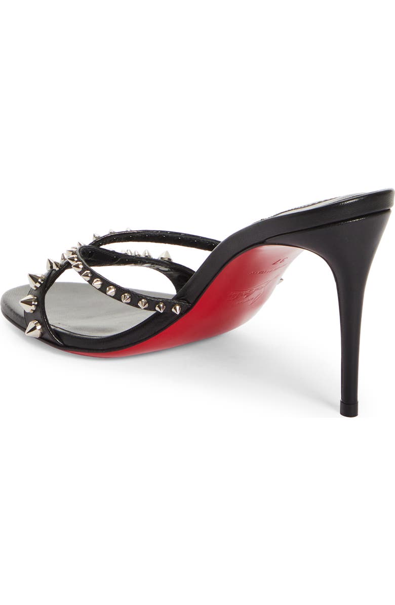 Christian Louboutin Tatoosh Spike Slide Sandal, Alternate, color,