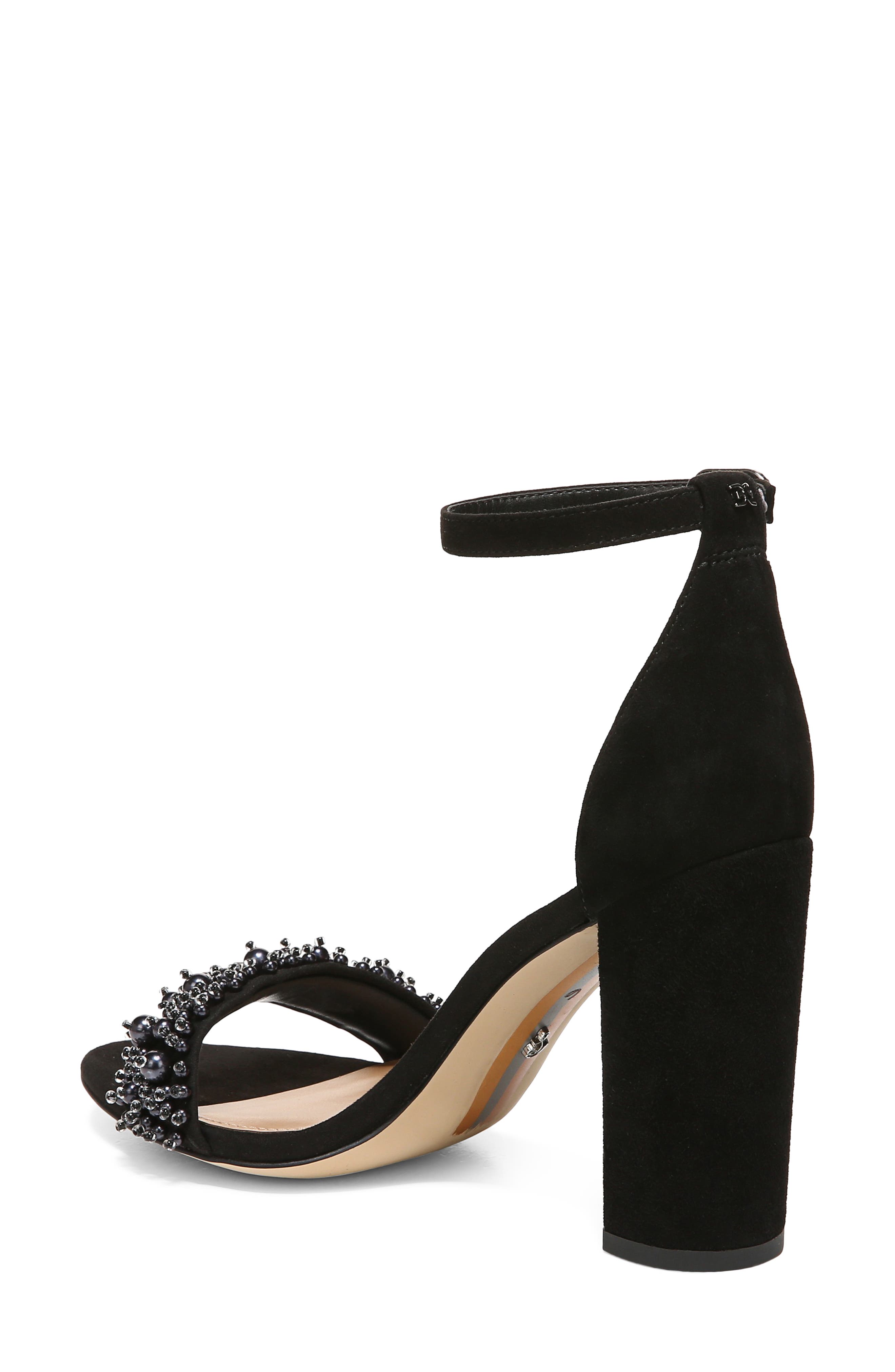 Sam Edelman Yaro Perla Beaded Block Heel Sandal, Alternate, color, 