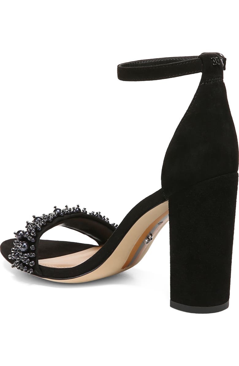 Sam Edelman Yaro Perla Beaded Block Heel Sandal, Alternate, color,