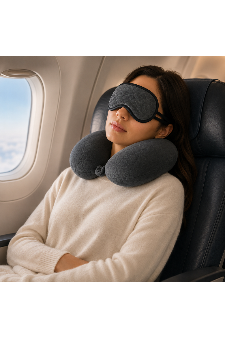 Bottle Speaker & Memory Foam Travel Pillow, Alternate, color, Multicolor