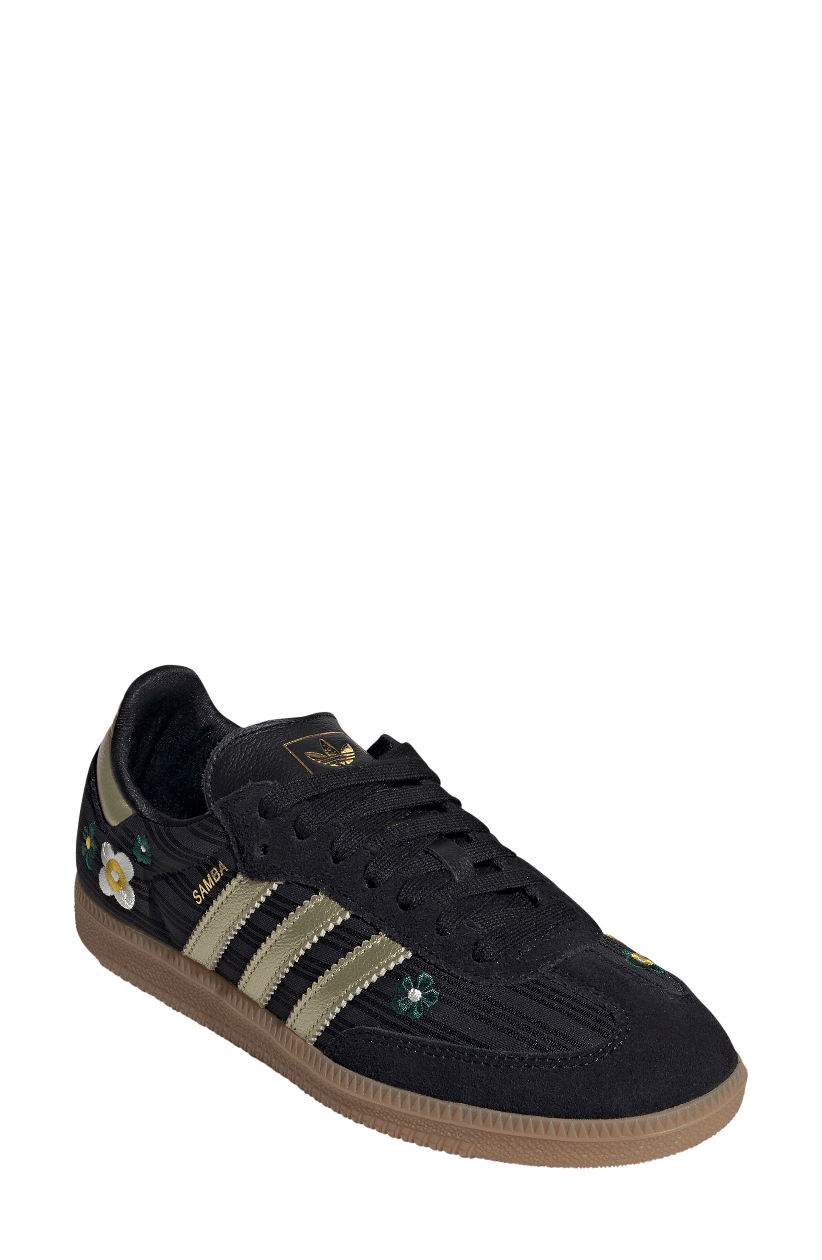 adidas Samba OG Sneaker, Main, color, Core Black/ Gold Metallic
