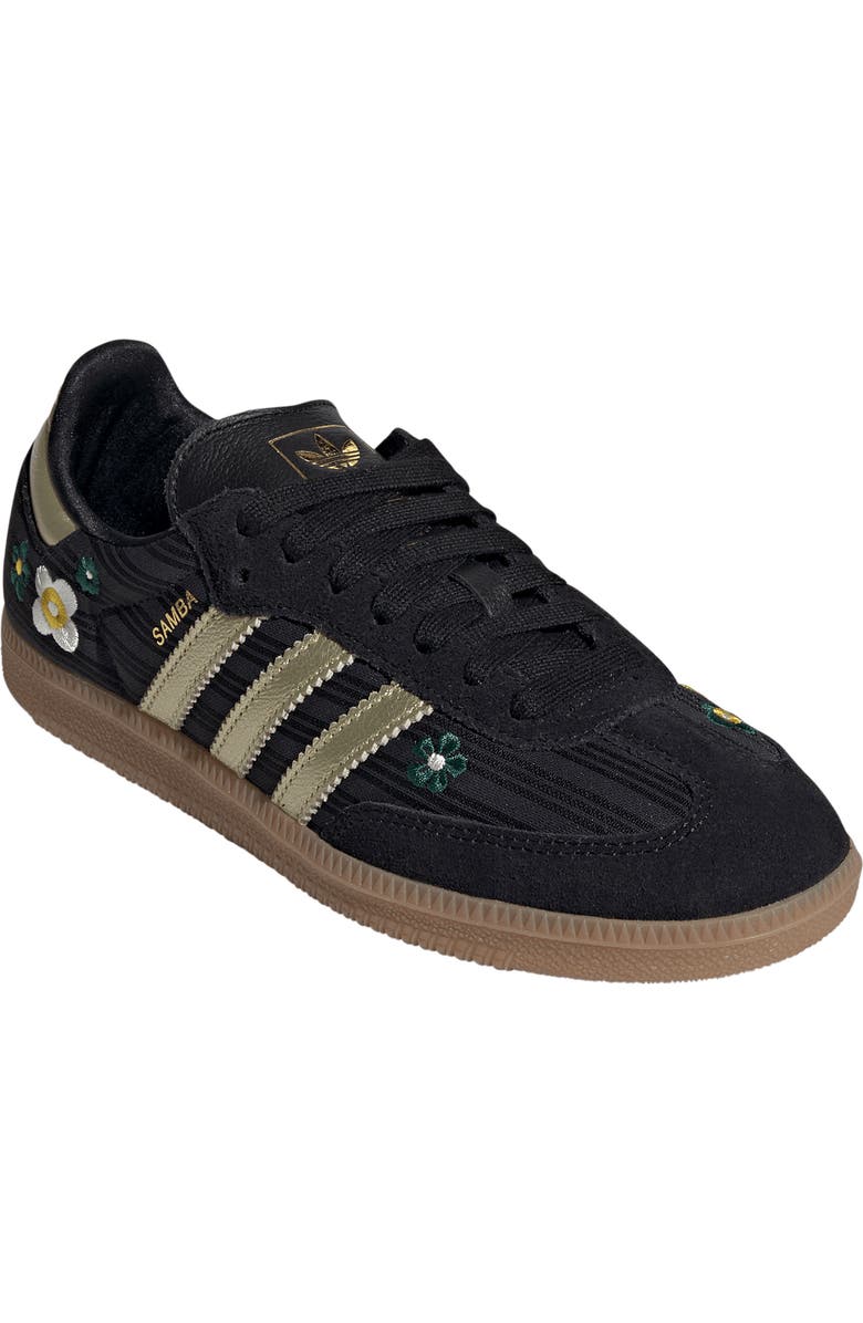 adidas Samba OG Sneaker, Main, color, Core Black/ Gold Metallic