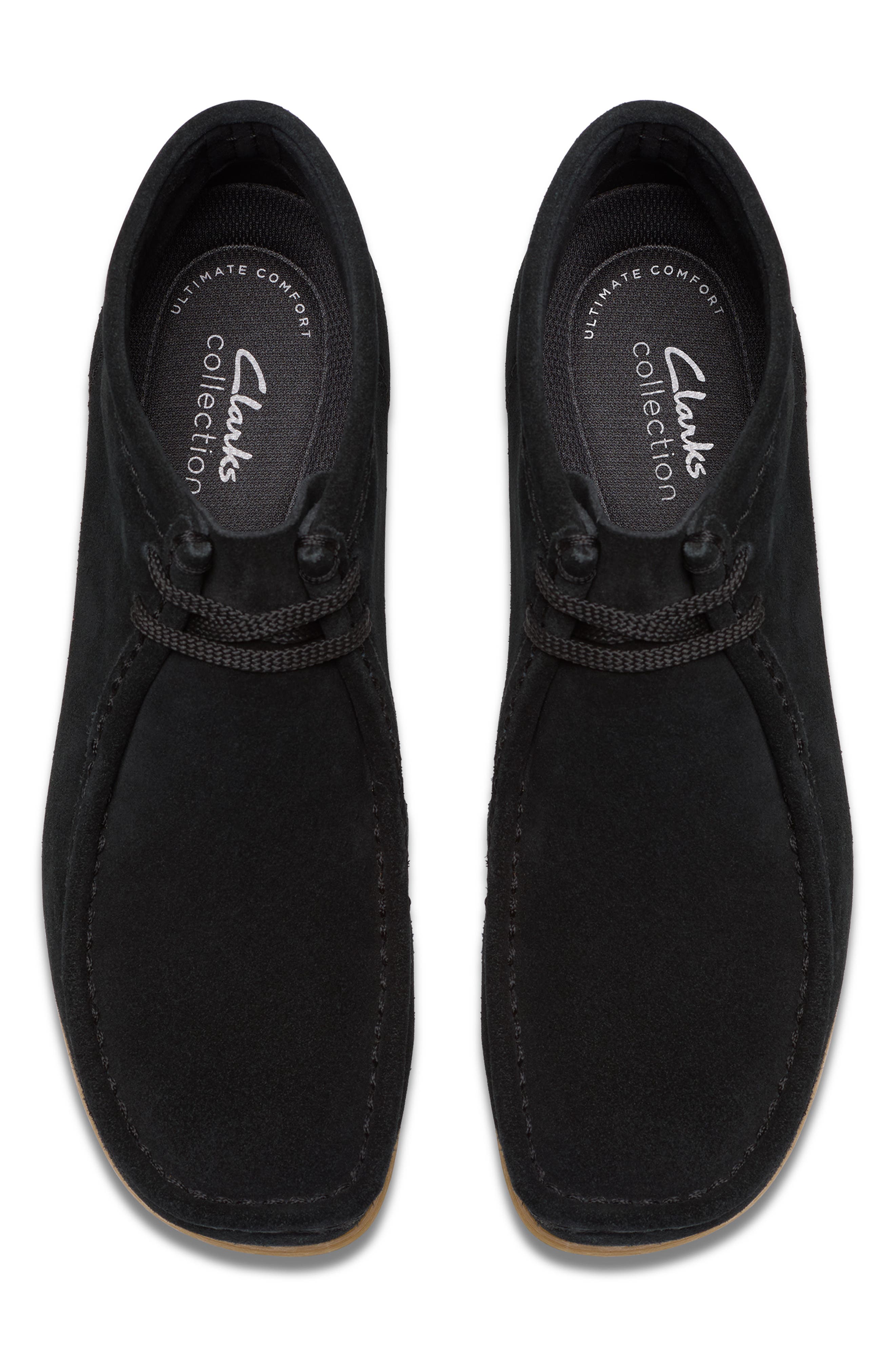 Clarks<sup>®</sup> Wallaston Chukka Boot, Alternate, color, Black Suede