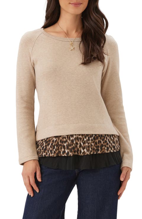 Layered Contrast Sweater