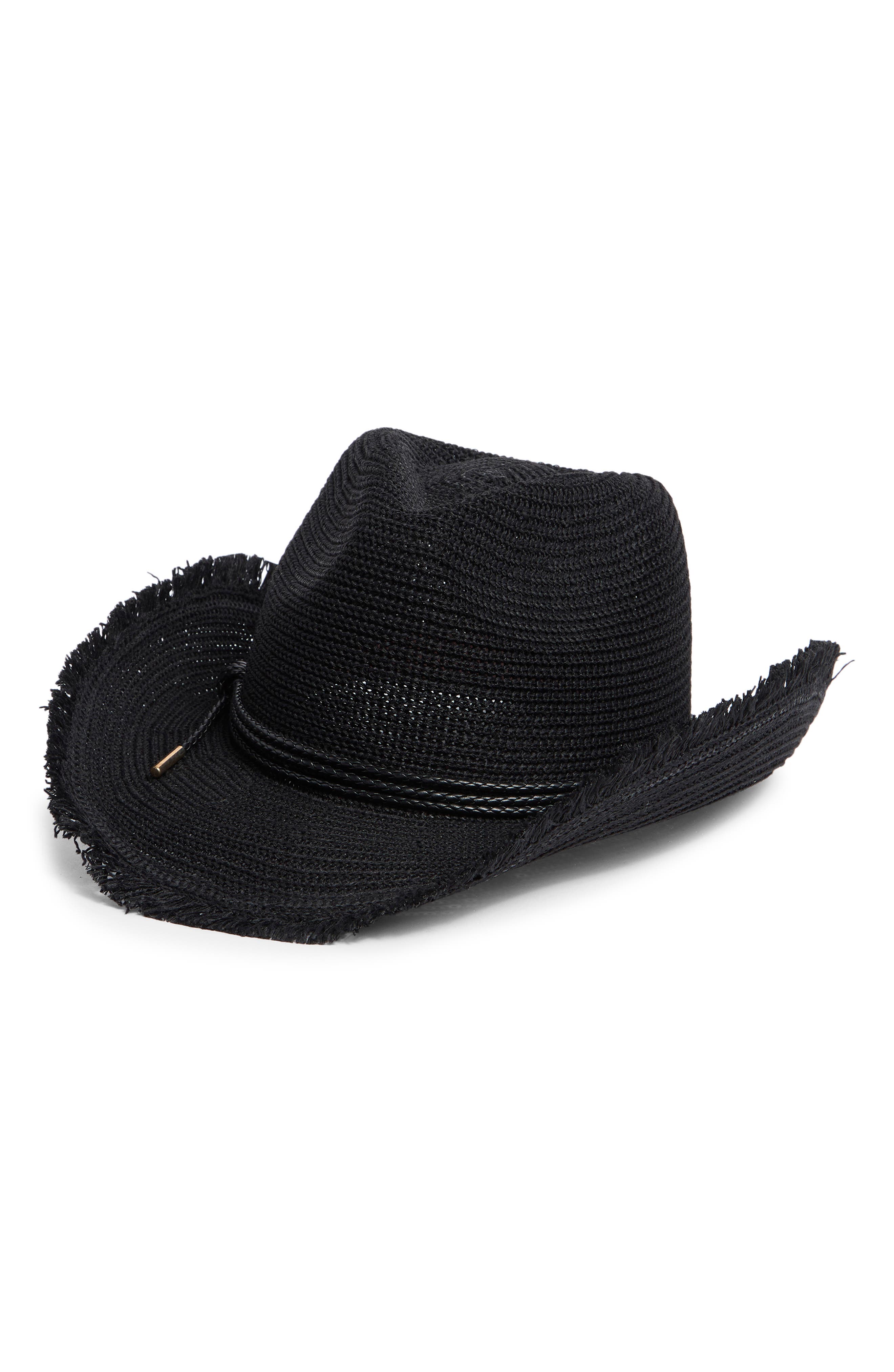 BCBG Packable Knit Cowboy Hat
