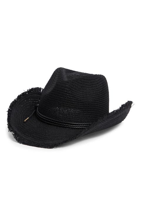 Packable Knit Cowboy Hat