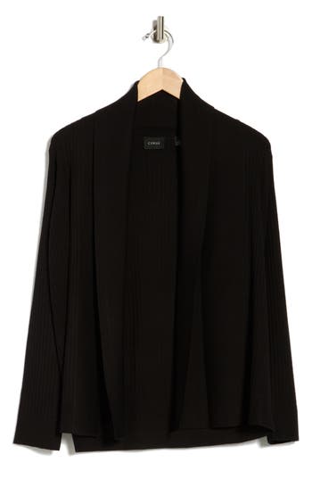 Cyrus Open Cardigan In Black