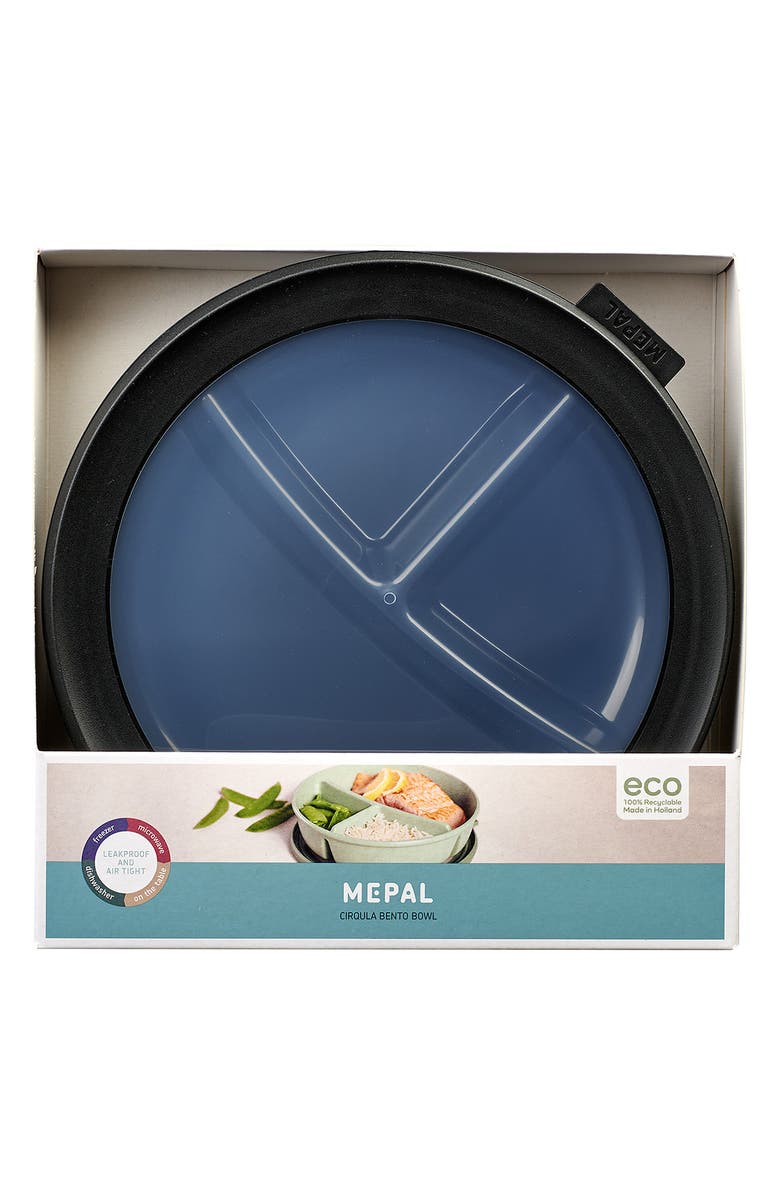 Mepal Cirqula Bento Bowl, Alternate, color, Black