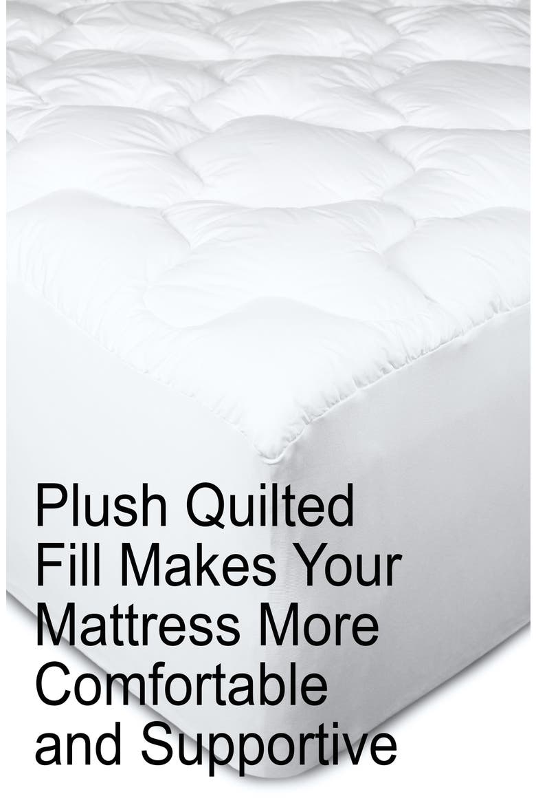 Tempsolution 300 Thread Count Mattress Pad, Alternate, color, WHITE