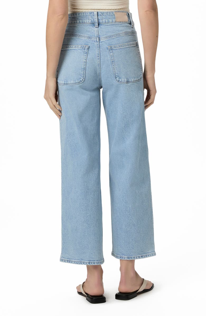 PAIGE Sasha High Waist Ankle Wide Leg Jeans, Alternate, color, Olevia