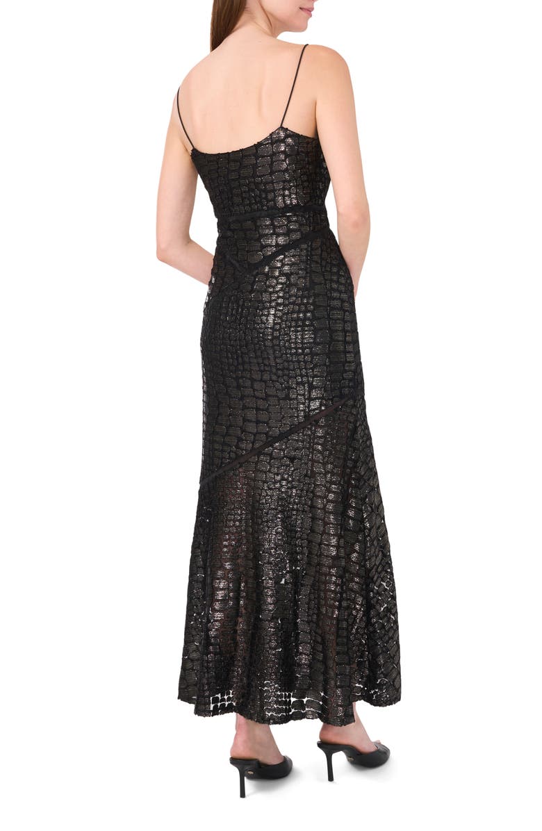 Parker The Savannah Metallic Jacquard Dress, Alternate, color, 