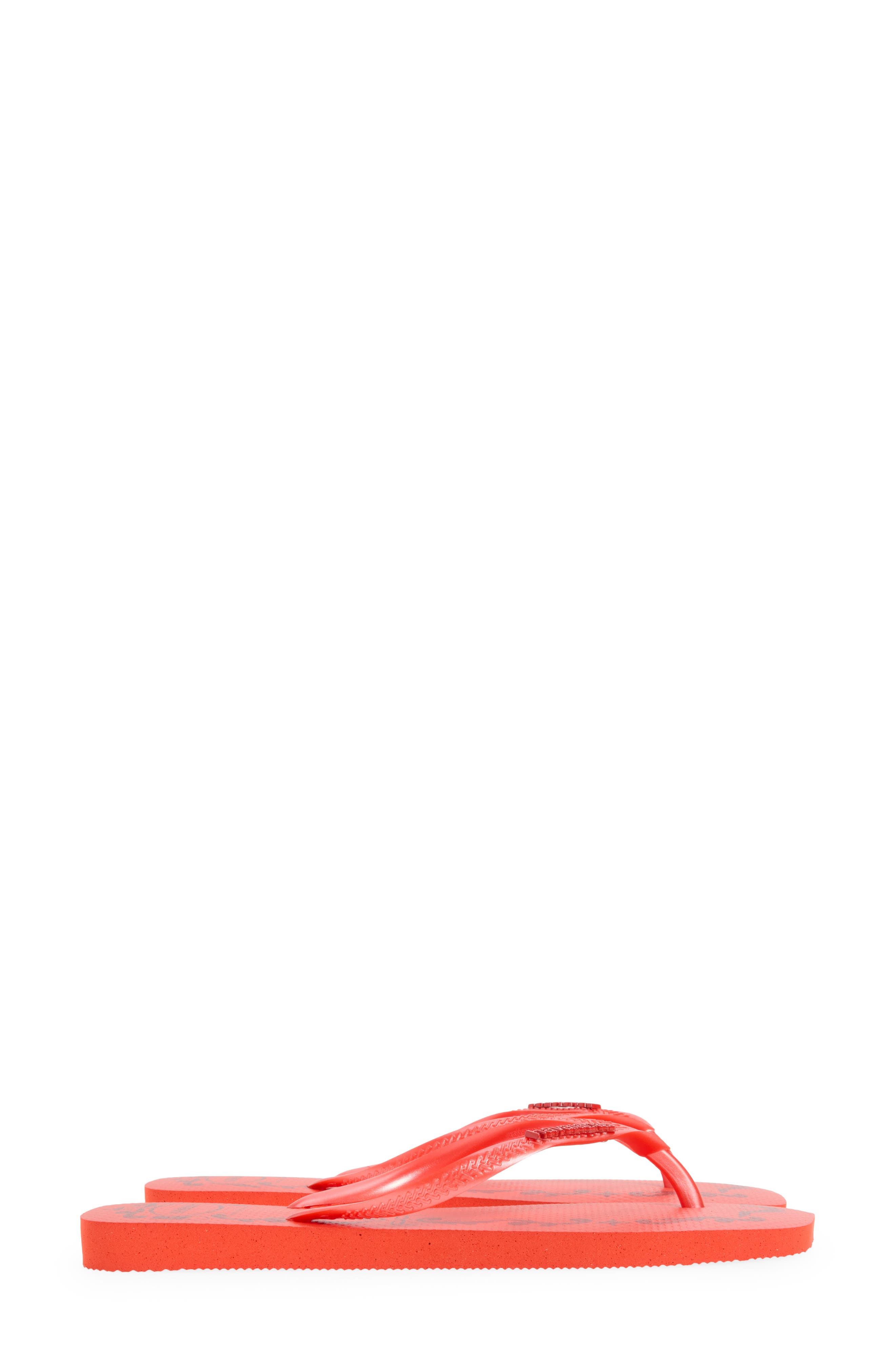 Havaianas x Devil Wears Prada Flip Flop, Alternate, color, Frevo Red