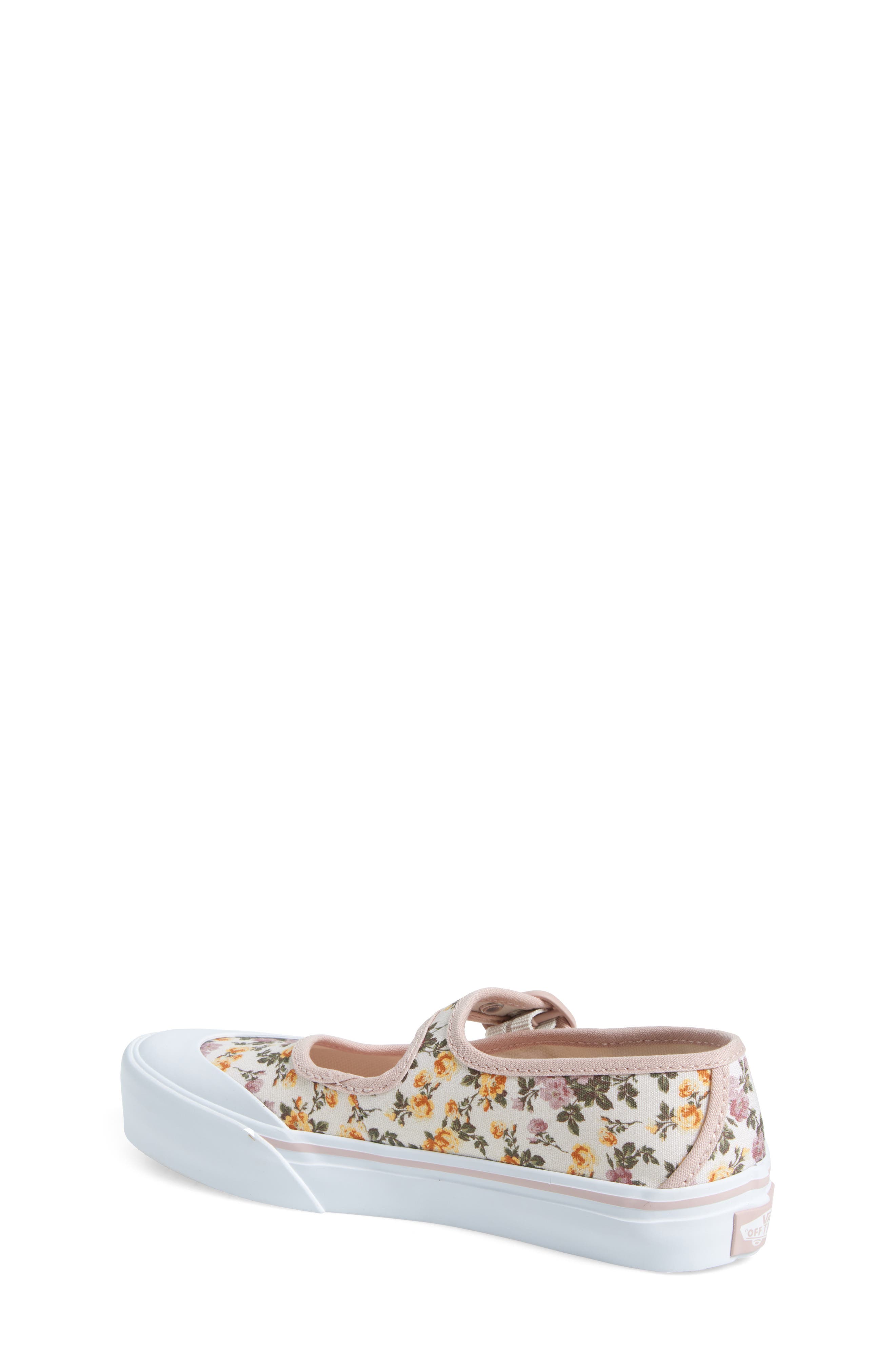 Vans Kids' Mary Jane Floral Sneaker, Alternate, color, 