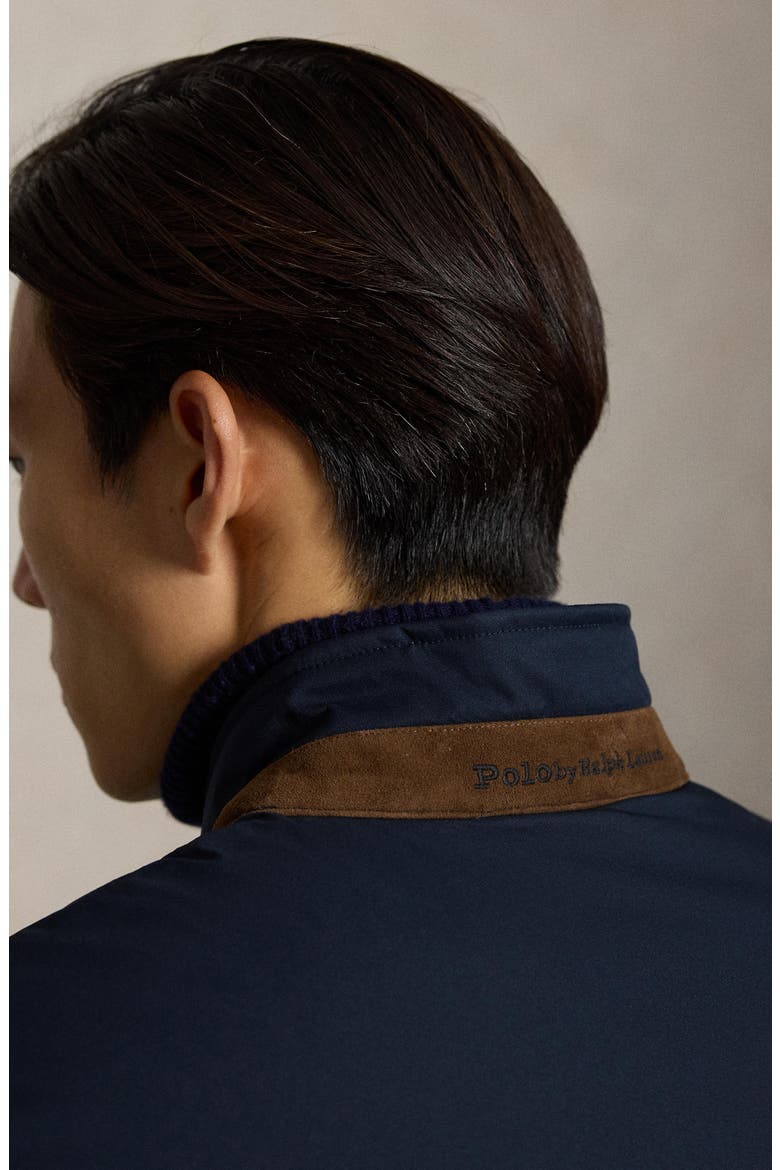 Performance Gabardine Bomber Jacket, Alternate, color, NAVY