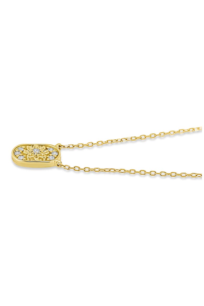 Getty 18k Gold Diamond Pendant Necklace, Alternate, color, 18KY