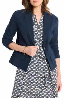 NIC+ZOE Seasonless Cotton Blend Blazer