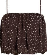 KITTENISH Polka Dot Crop Bubble Camisole