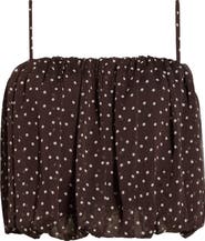 KITTENISH Polka Dot Crop Bubble Camisole
