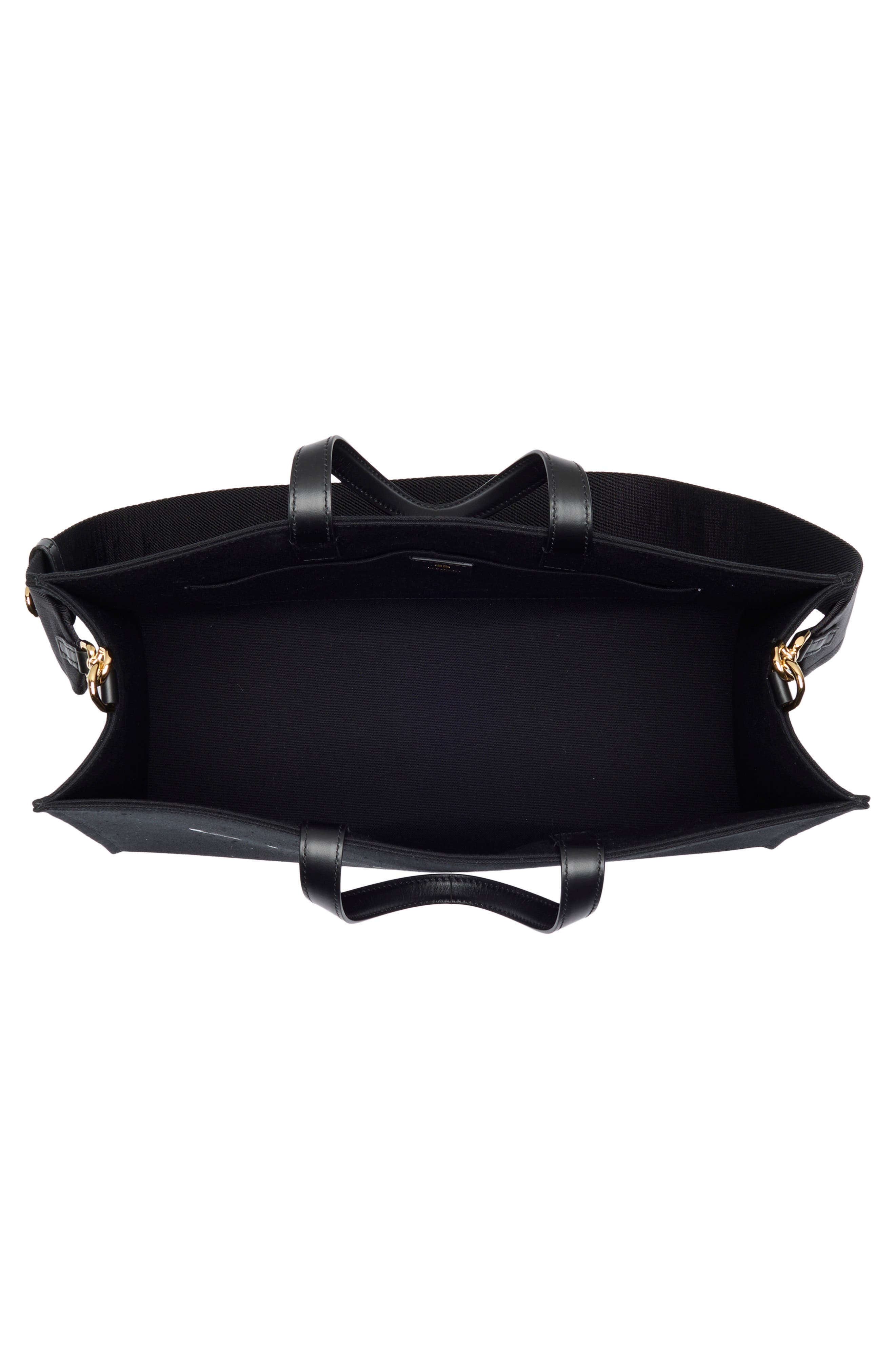 Givenchy Logo Print Medium Tote Shoulder Bag, Alternate, color, Black