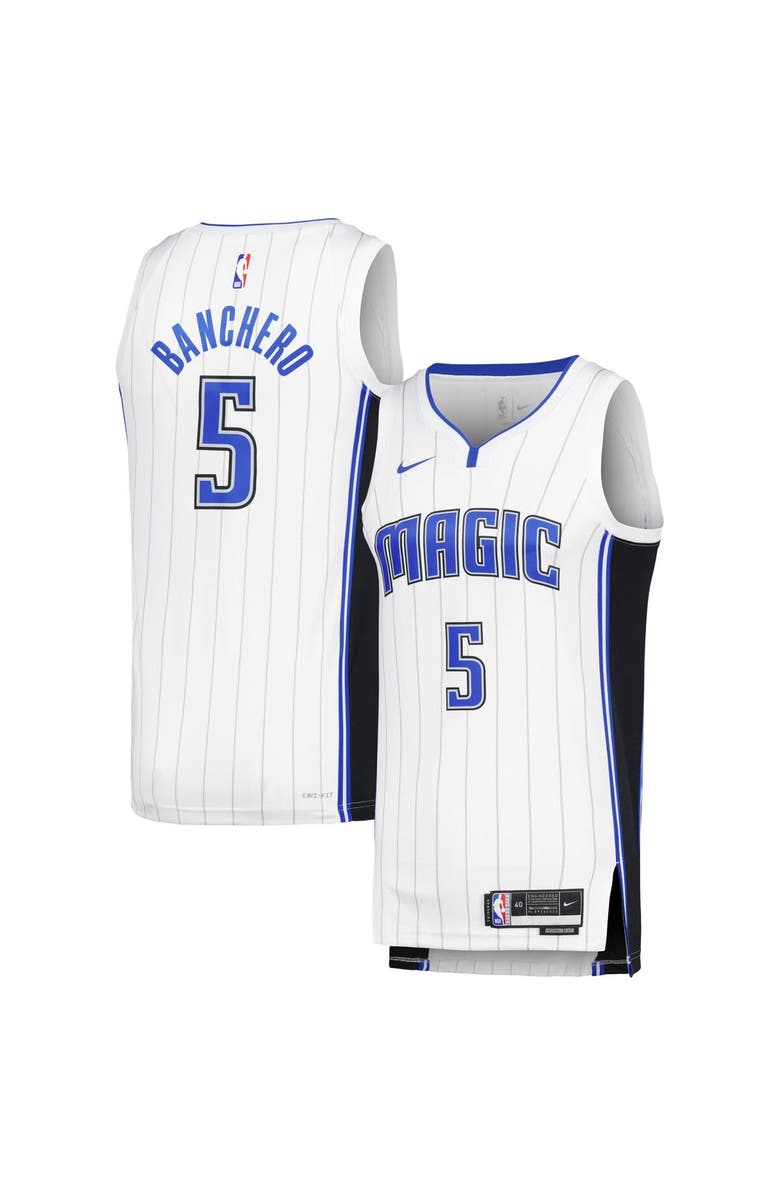 Nike Unisex Nike Paolo Banchero White Orlando Magic Swingman Jersey - Association Edition, Alternate, color,