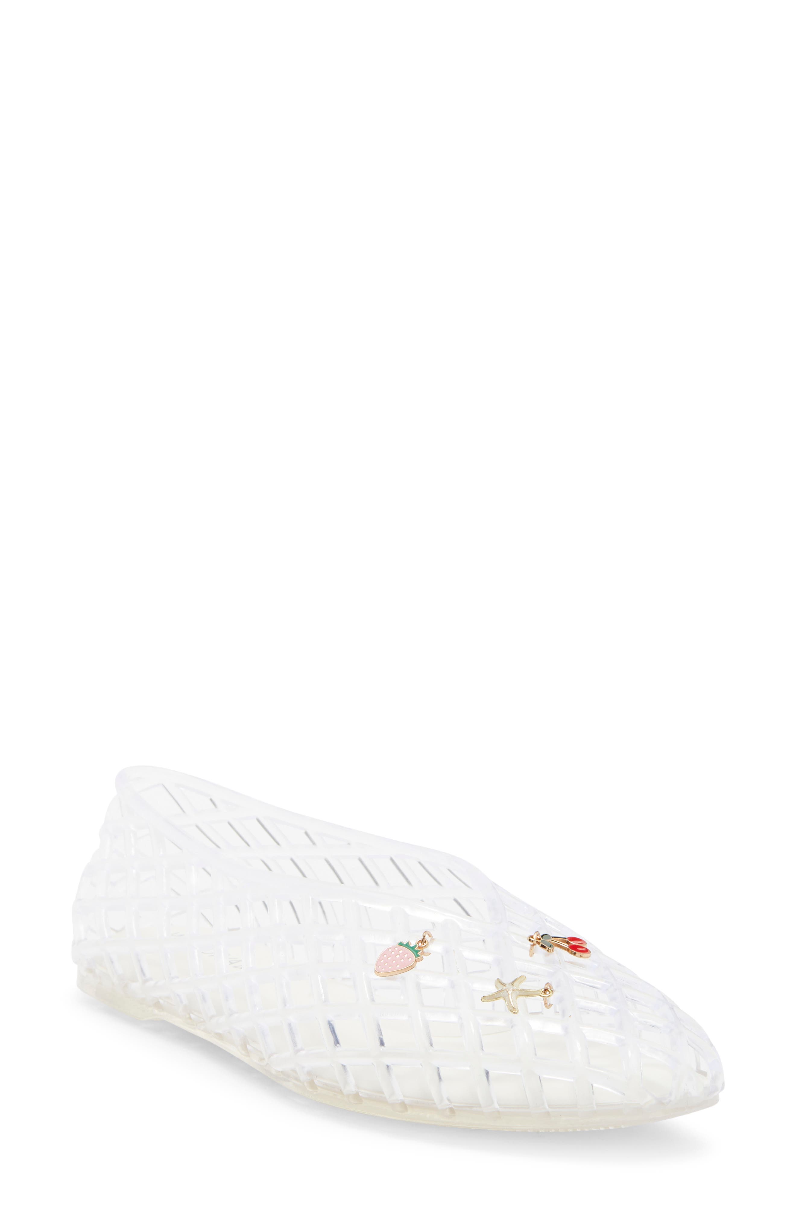 SUHANA JELLY FLATS, Main, color, CLEAR