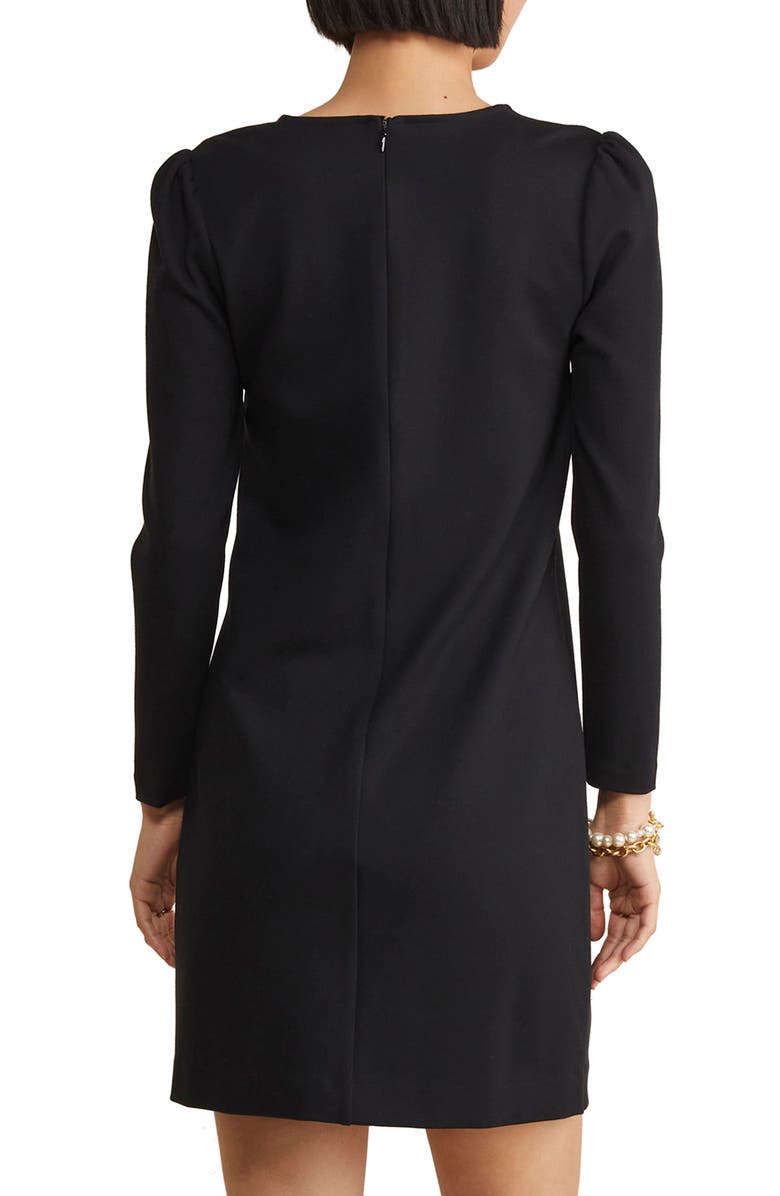 vineyard vines Long Sleeve Ponte Minidress, Alternate, color, 