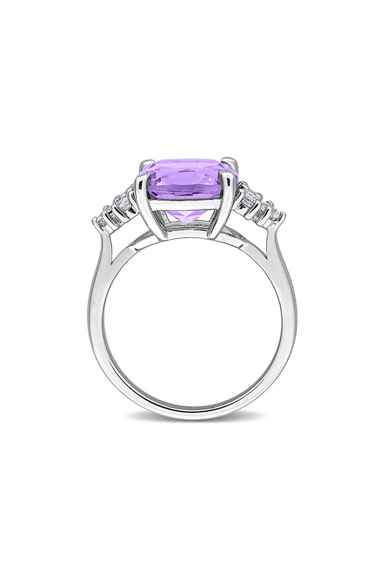 Sterling Silver Pink Amethyst Ring, Alternate, color, PURPLE