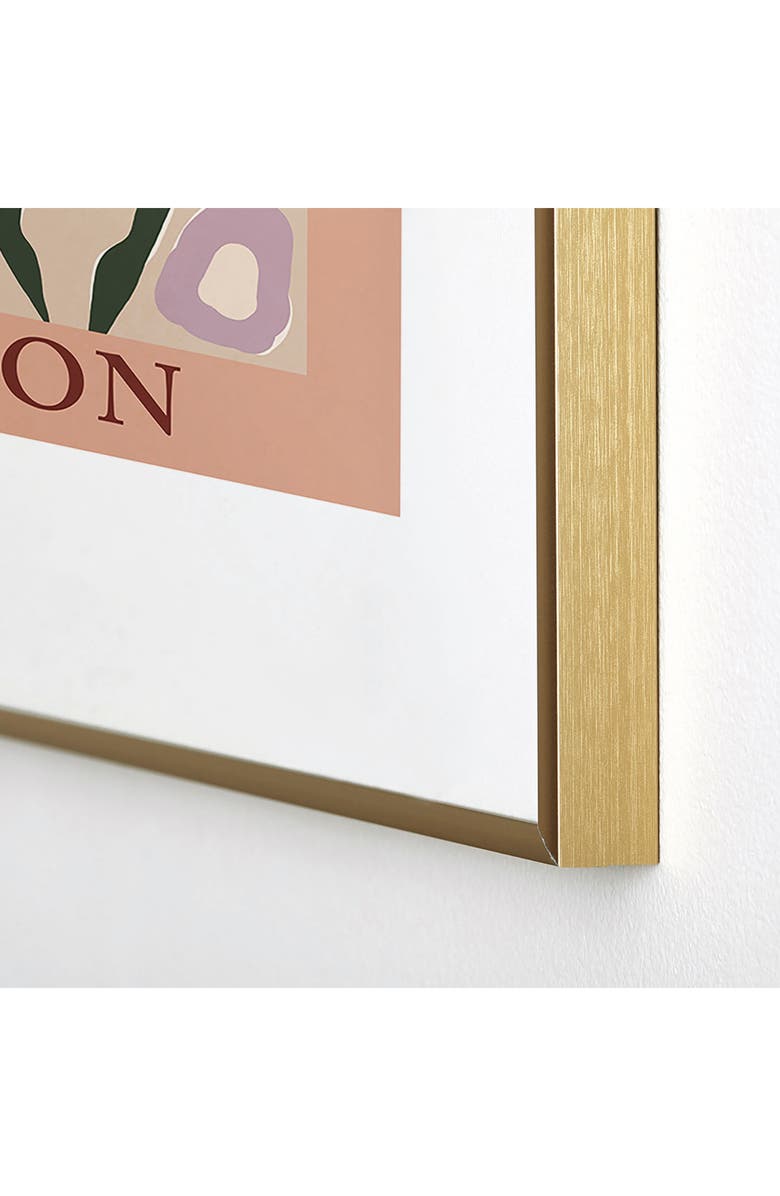 Deny Designs Flower Market Framed Art Print, Alternate, color, Pink