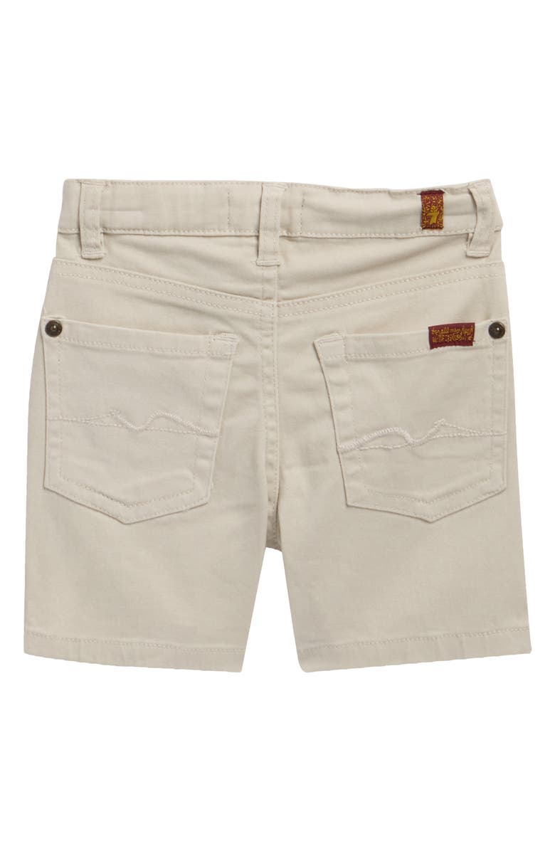 7 For All Mankind Kids' Camp Shirt & Twill Shorts Set, Alternate, color, Vanilla