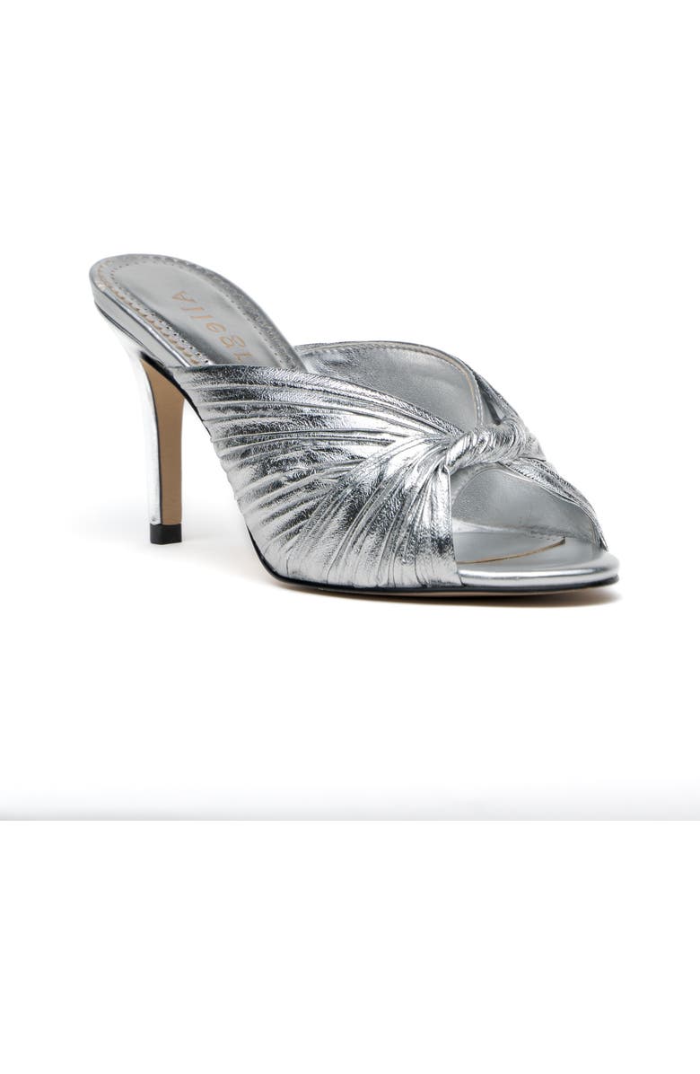 Allegra James Amy Twist Metalic Sandal, Alternate, color,