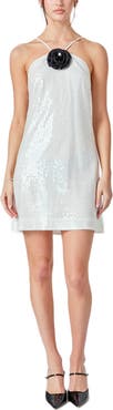 Endless Rose Florett Sequin Sleeveless Minidress