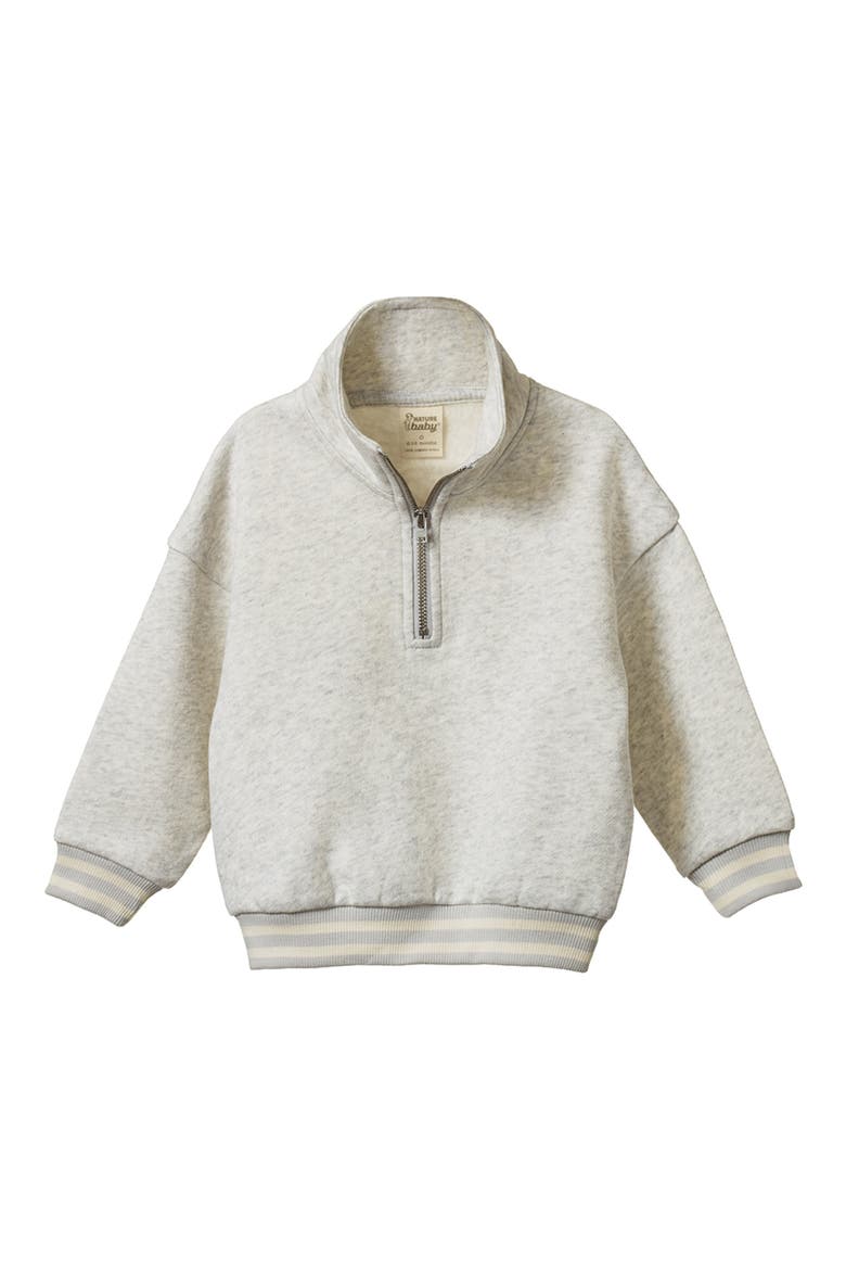 Kids' Camper Organic Cotton Fleece Sweatshirt, Main, color, LIGHT GREY MARL