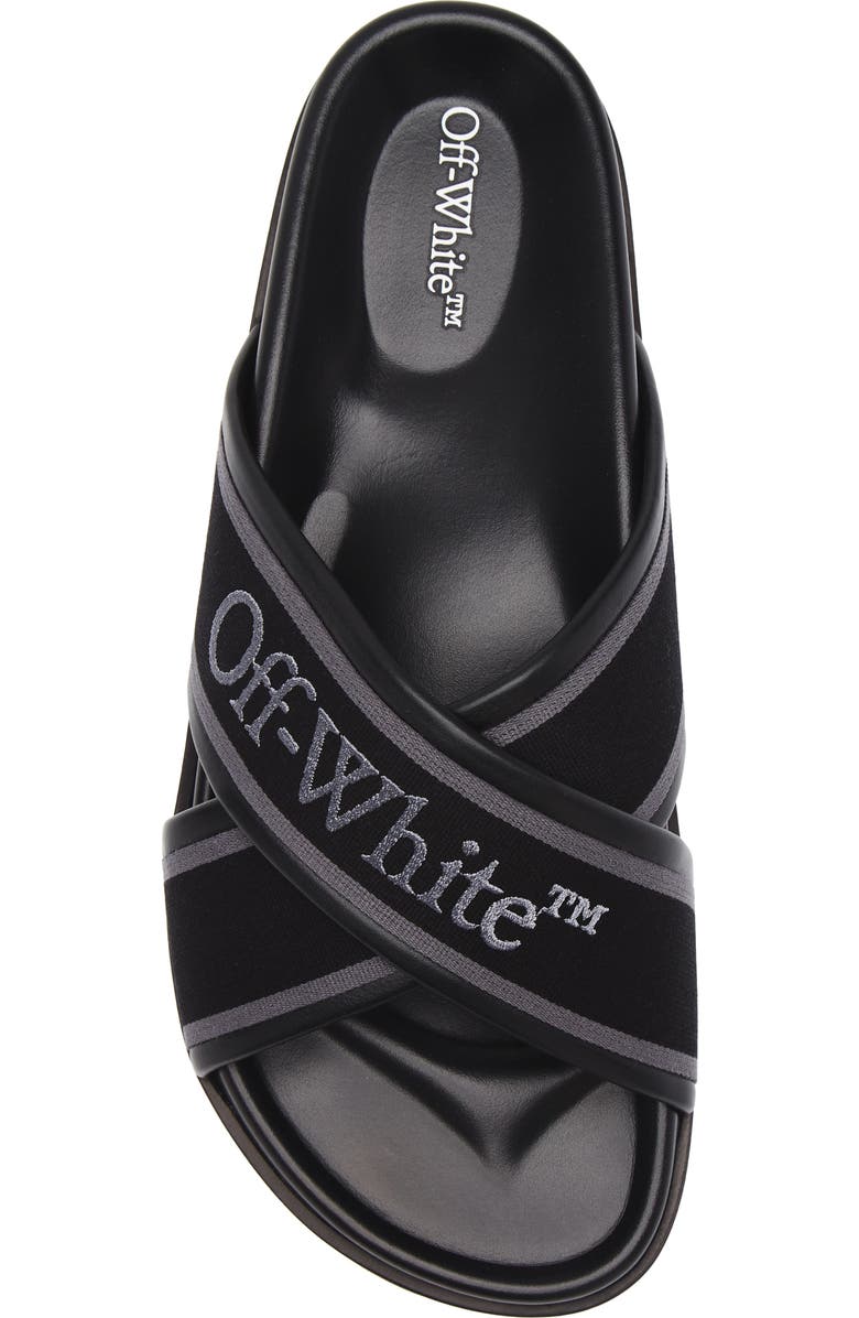 Off-White Cloud Crisscross Slide Sandal, Alternate, color,