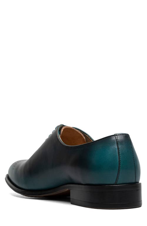 Stacy Adams Hallquist Embellished Toe Wholecut Shoe In Blue