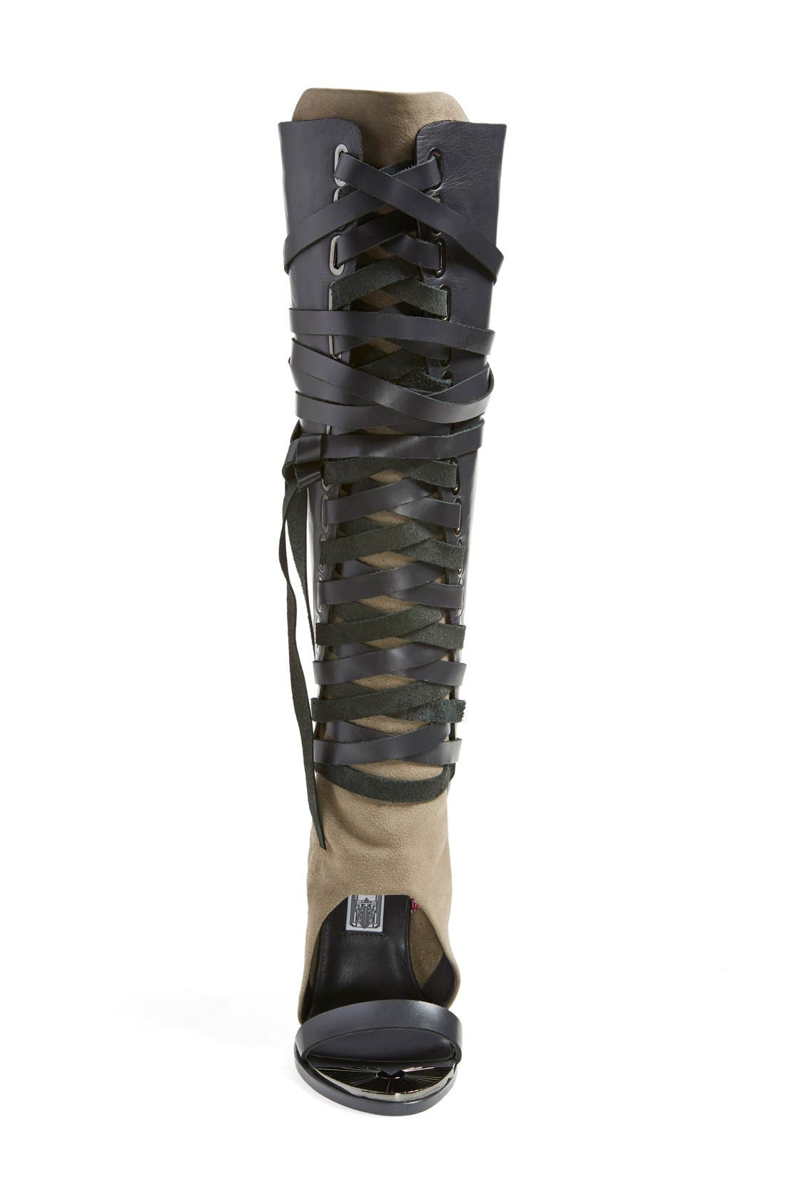 Ivy Kirzhner 'Alps' Open Toe Over the Knee Boot, Alternate, color, 