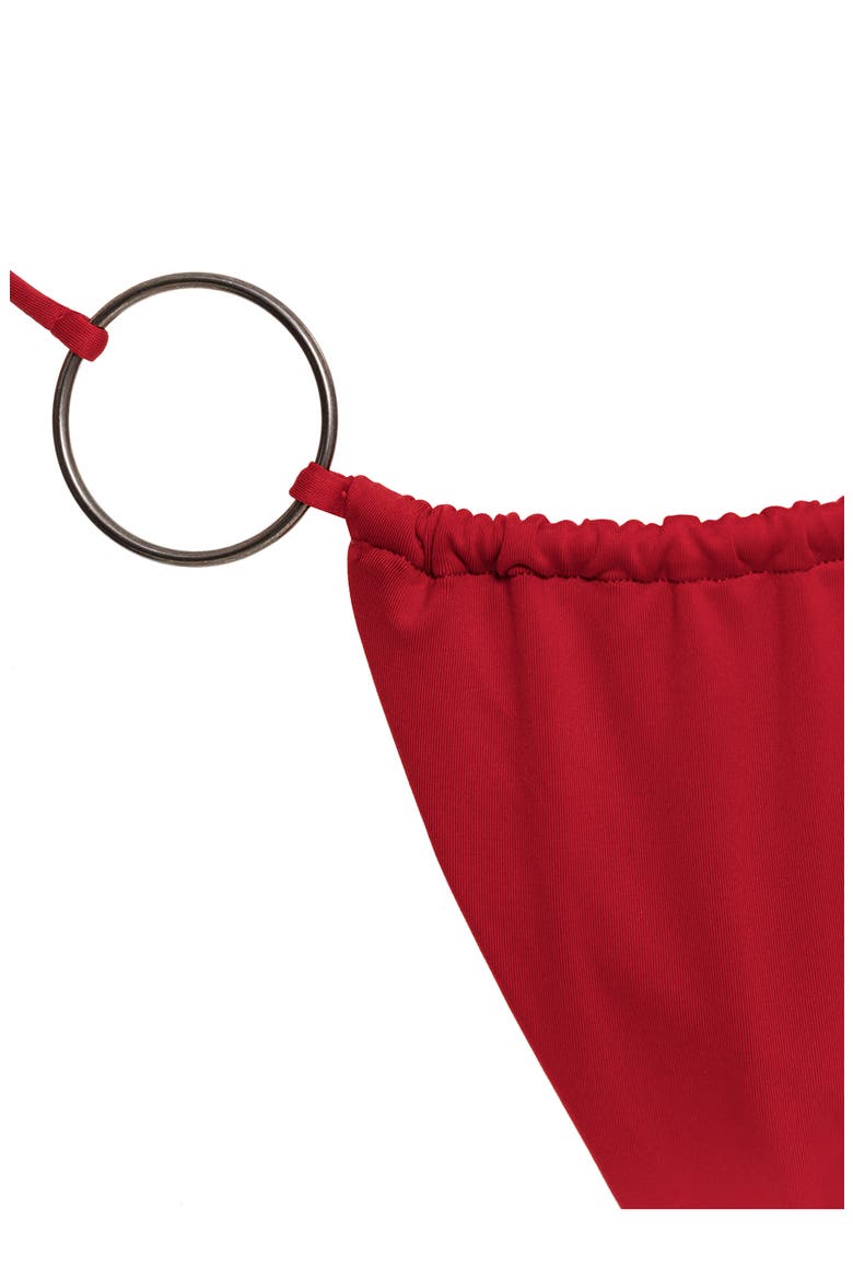 Alexis Thorn Solids Bikini Bottoms, Alternate, color, RED