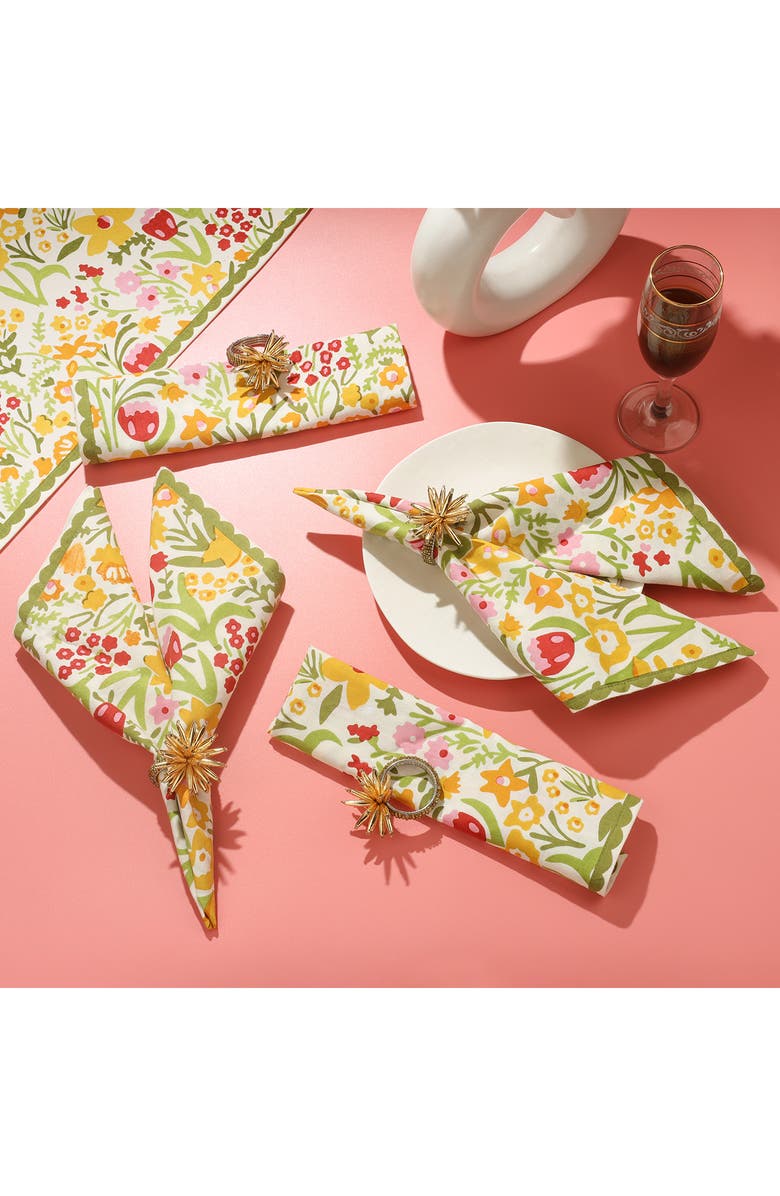 Tiramisu Set of 4 Cotton Napkins, Alternate, color, 