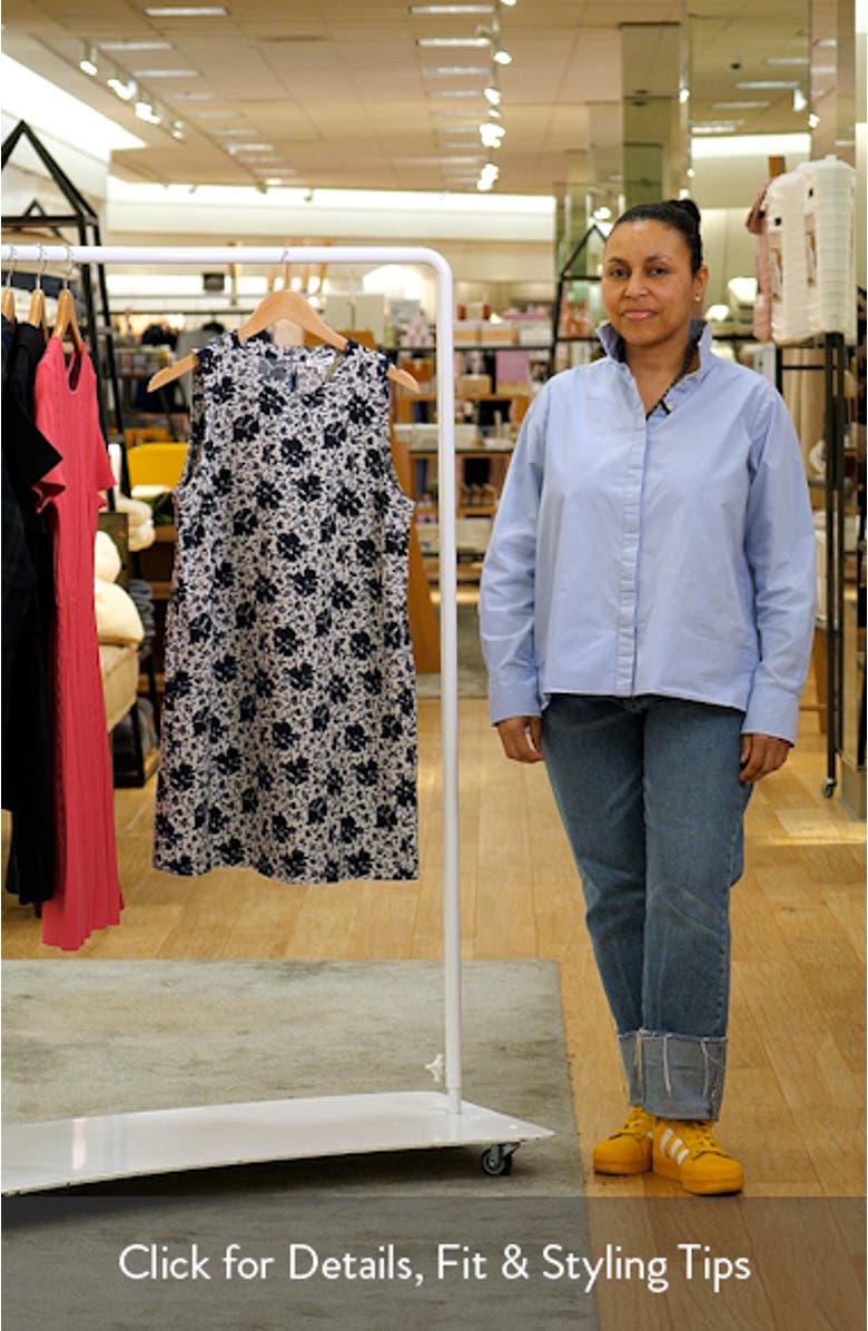 Sleeveless Mini Shift Dress, sales video thumbnail