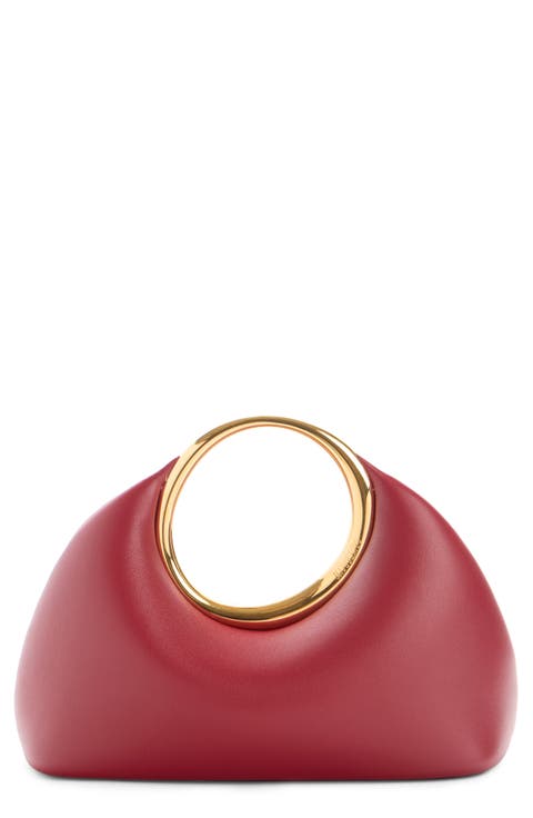 Le Petite Calino Leather Top Handle Bag