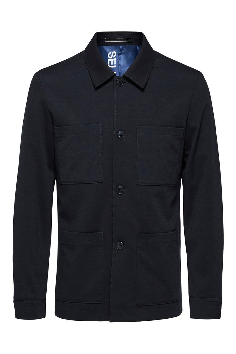 Jim Flex Hybrid Jersey Blazer Jacket, Alternate, color, NAVY BLAZER