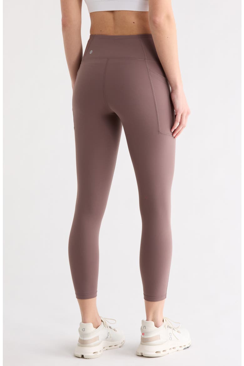 Perform High Waist Pocket 7/8 Leggings, Alternate, color, GREY PLUM