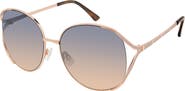 Vince Camuto 60mm Oval Vented Sunglasses