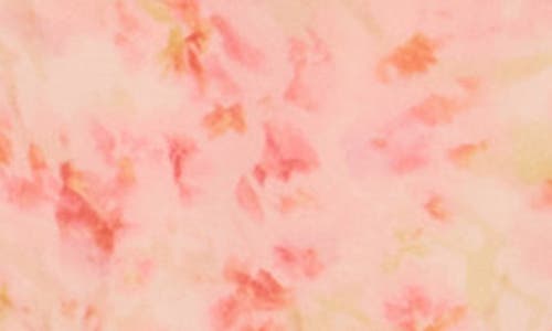Astr The Label Puff Sleeve Chiffon Dress In Red Pink Floral
