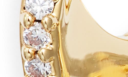 Nordstrom Cubic Zirconia Huggie Hoop Earrings In Gold