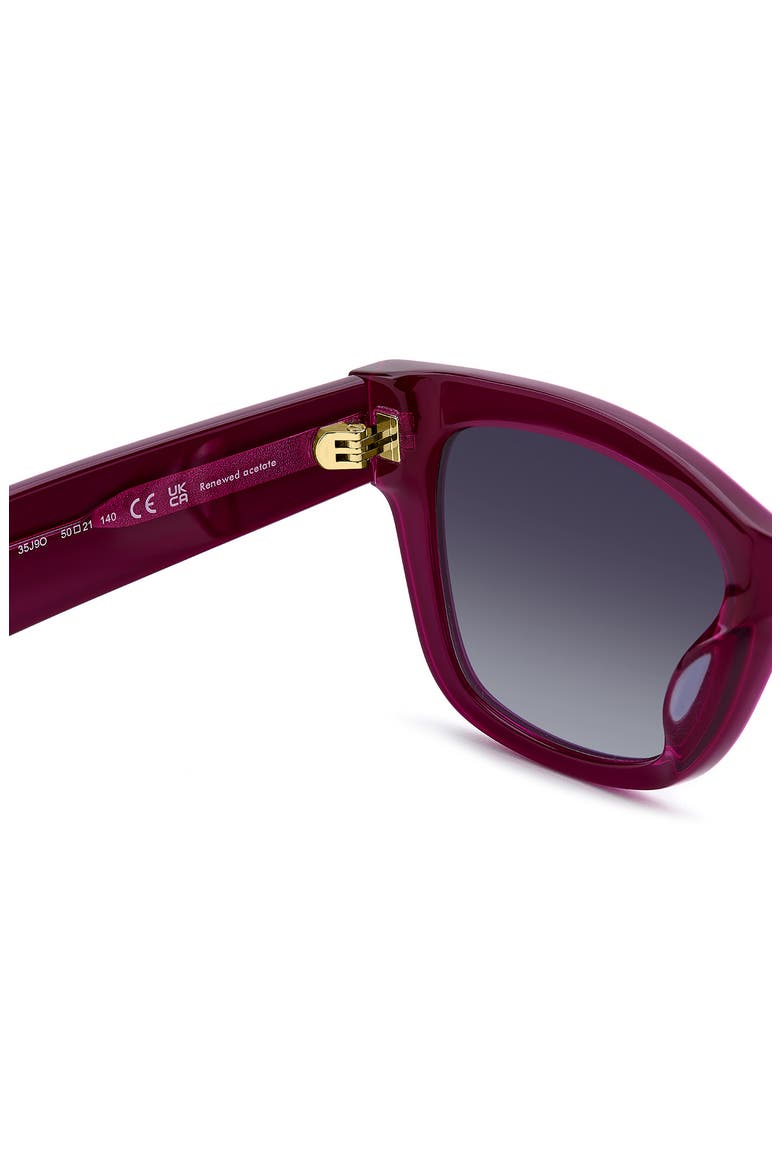 aimee 50mm gradient cat eye sunglasses, Alternate, color, 035J-9O
