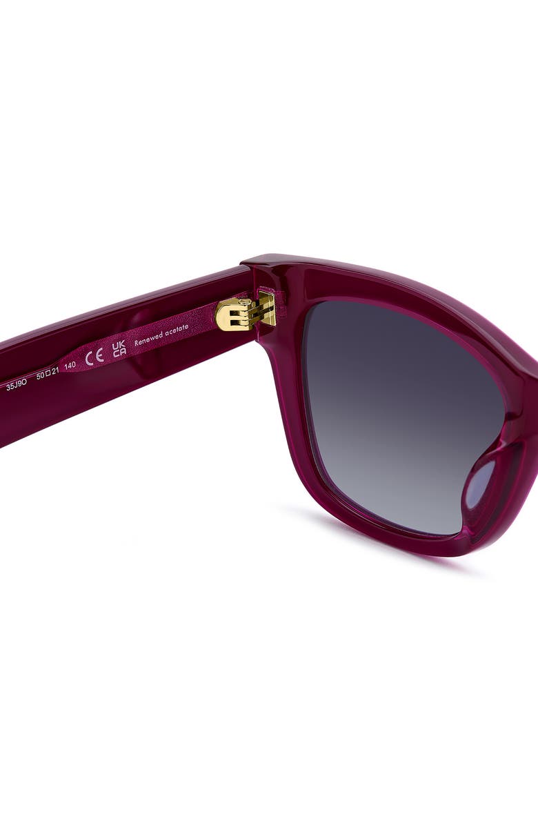 Kate Spade New York aimee 50mm gradient cat eye sunglasses, Alternate, color, Pink