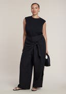 ELOQUII Wrap Detail Trouser